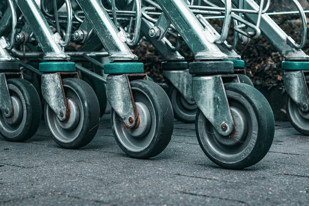 shopping carts, shopping, pushcarts, supermarket, grocery carts